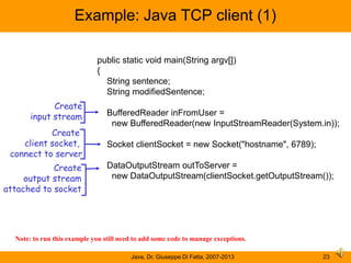 Network protocols and Java programming | PPSX