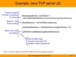 Network protocols and Java programming | PPSX