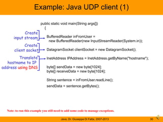 Network protocols and Java programming | PPSX