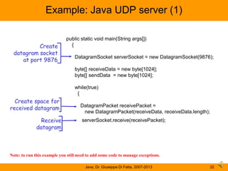 Network protocols and Java programming | PPSX