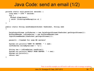 Network protocols and Java programming | PPSX