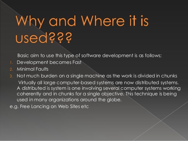 Distributed Software Engineering with Client-Server Computing