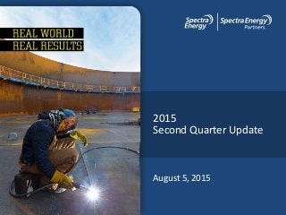 2015
Second Quarter Update
August 5, 2015
 