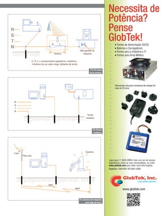 F3. Fio-terra
          como antena.




              F4. Terras
               isolados.




F5. Queima de máquina
      pela ddp de terra.


        2012 I Novembro/Dezembro I SABER ELETRÔNICA 466 I 35
 