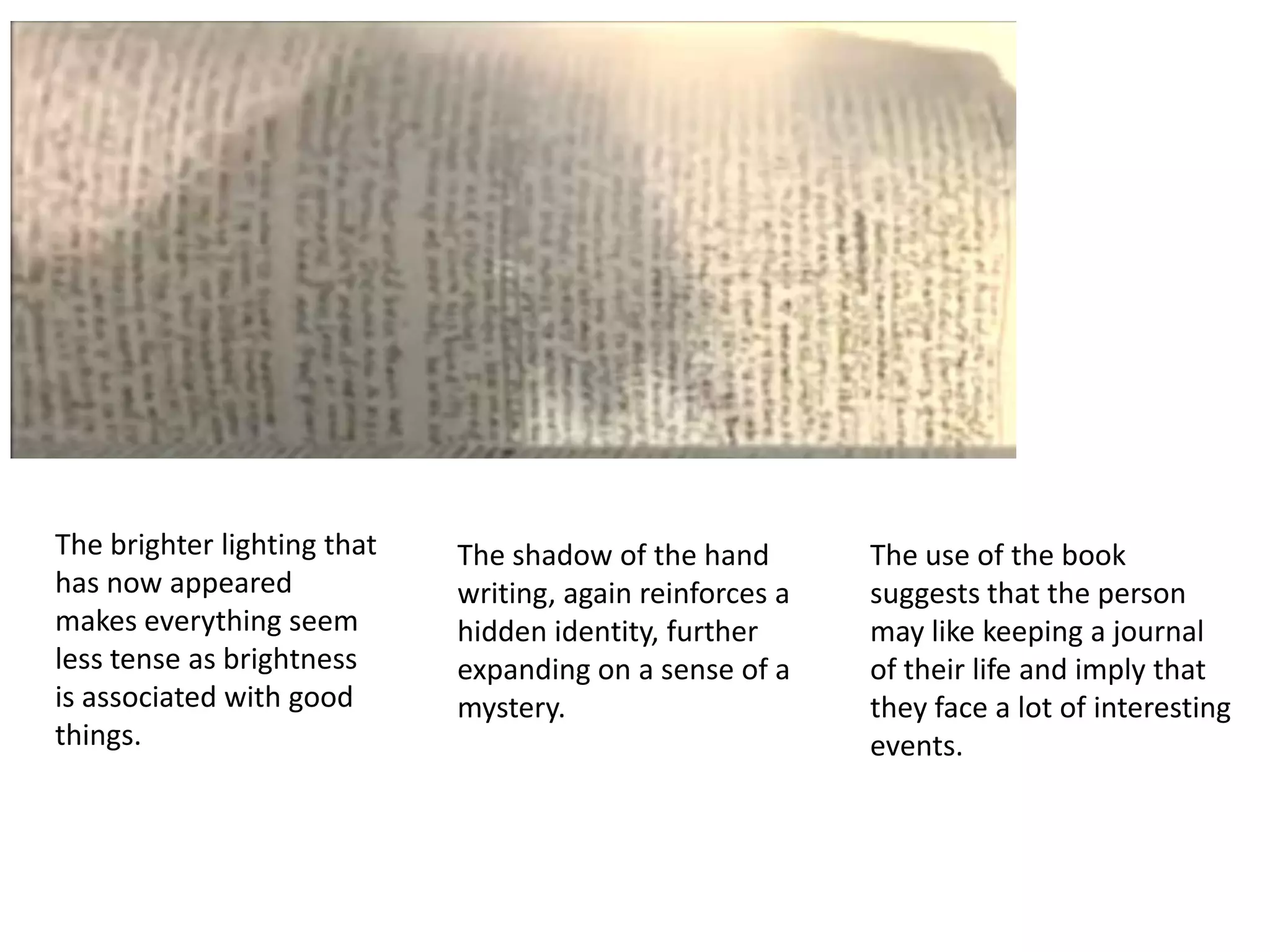 Se7en opening scene analysis | PPT