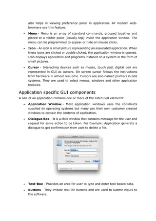 SWE-401 - 8. Software User Interface Design | PDF