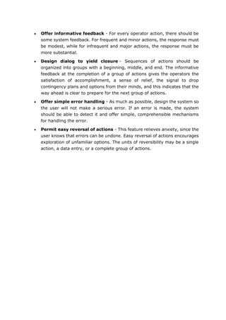 SWE-401 - 8. Software User Interface Design | PDF