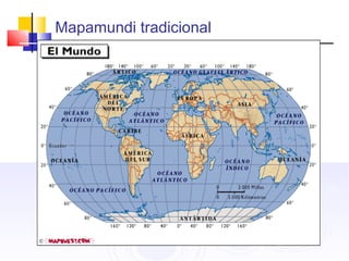 Mapamundi tradicional
 