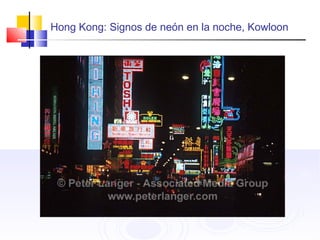 Hong Kong: Signos de neón en la noche, Kowloon
 