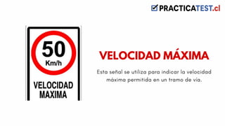 Esta señal se utiliza para indicar la velocidad
máxima permitida en un tramo de vía.
VELOCIDAD MÁXIMA
 