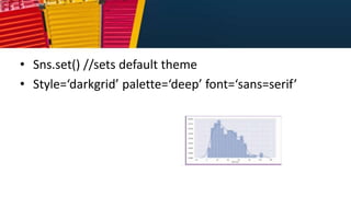 Python Seaborn Data Visualization | PPT