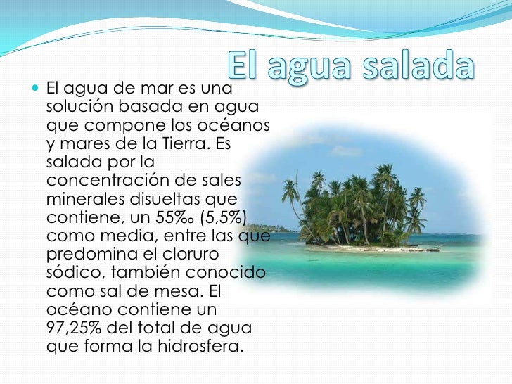 Se acaba el agua?