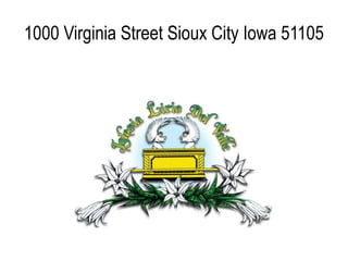 1000 Virginia Street Sioux City Iowa 51105
 