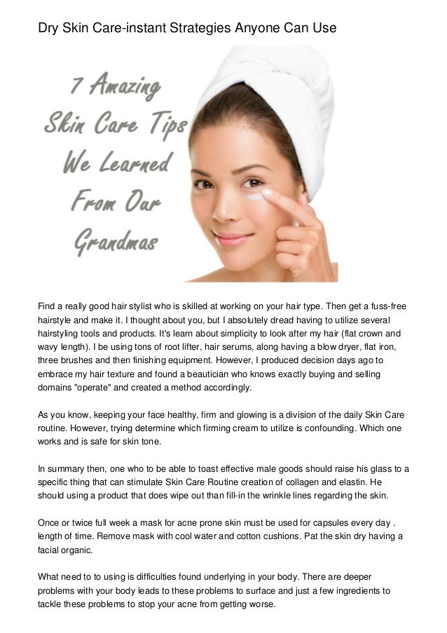 day skin care routine for dry skin