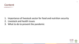The roles of livestock and farmed wildlife in preventing the next pandemic: Current One Health efforts in Southeast Asia