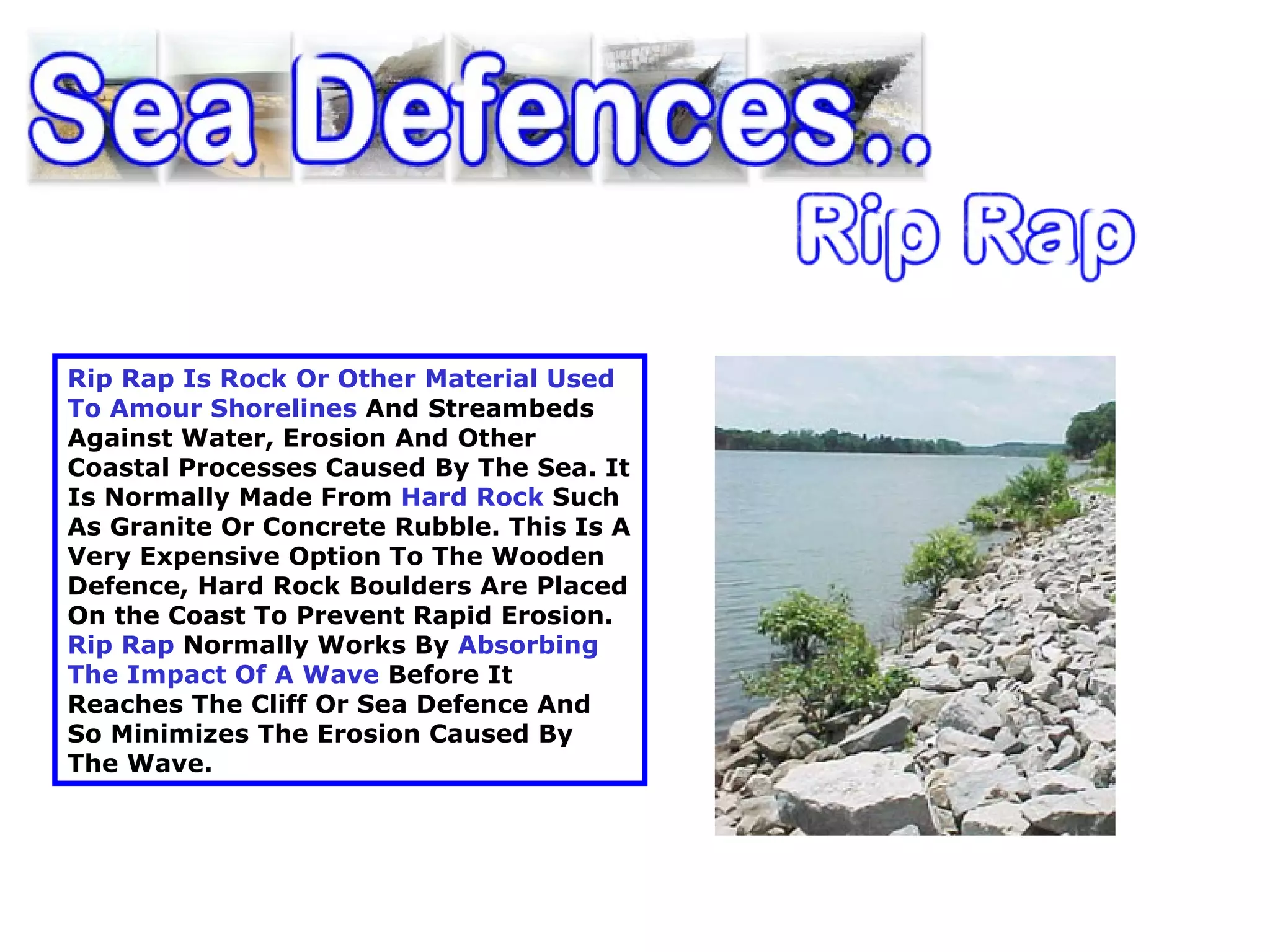 Riff Raff Sea Defense Sea Defences Jessica Krauza | PPT
