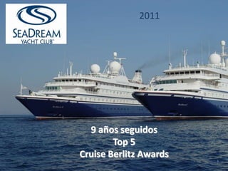 320119 años seguidosTop 5Cruise Berlitz Awards
