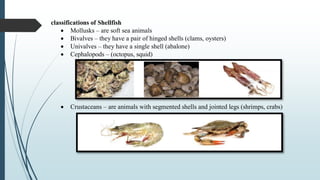 Clams Classification SEAFOOD cookery activities for g10a.pptx