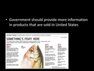 Fish Fraud Examples Seafood fraud research reveals nearly one third of fish | PPTX