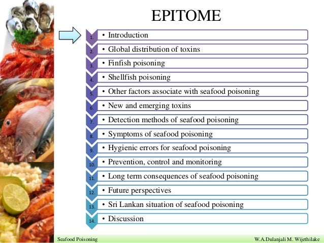 Seafood Poisoning By Dulanjali M Wijethilake
