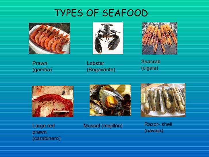 Seafood (ricardo, sonia, alba)