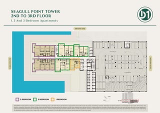 02-03
WM.
BATH.
STORAGE
BATH.
BATHROOMLAUN.
POWDER
KITCHEN
LIVING / DINING
BALCONY
BEDROOM 01 BEDROOM 02 MASTER
BEDROOM
CORRIDOR
MASTER
BEDROOM
LIVING / DINING BEDROOM 01
BATH.
BATHROOM
LAUN.
CORRIDOR
POWDER
BALCONY
KITCHEN
BALCONY
MASTER
BEDROOM
LIVING / DINING
KITCHEN
BATHROOM
LAUN.
DRESSING
BATH.
STORAGE
BATH. BATHROOMLAUN.
POWDER
KITCHEN
LIVING / DINING
BALCONY
BEDROOM 01 BEDROOM 02 MASTER
BEDROOM
CORRIDOR
BALCONY
LIVING / DINING
KITCHEN
LAUN.
CORRIDOR
BEDROOM 01 MASTER
BEDROOM
BATHROOM
BATH.
POWDER WM.
BALCONY
LIVING / DINING BEDROOM 01 MASTER
BEDROOM
KITCHEN
CORRIDOR
BATH.
LAUN.
BATHROOM
ST-02
CORRIDOR CORRIDOR
ELEC.
ROOM
FHC
GARBAGE
ROOMTELE.
ROOM
PL
PL PL
FL
ST-01
LIFT LOBBY
STORAGE
STORAGE
STORAGE
STORAGE
STORAGE
STORAGE
STORAGE
STORAGE
STORAGE
STORAGE
STORAGE
STORAGE
STORAGE
STORAGE
STORAGE
STORAGE
STORAGE
ELEC.
DRIVEWAY
DRIVEWAY
ST-03
DISCLAIMER: All measurements, dimensions, coordinates and drawings given as the Floor Plans in this literature are approximate and provided only for the purpose of marketing, illustration, information and general guidance as such drawings are not to scale. All the rooms, sizes,
locations, orientations, dimensions, fixtures, fittings, finishes and specifications (including materials for, placement, size of rooms, windows, doors, balcony, furniture’s, inbuilt wardrobe etc.) provided in the floor plans may vary as the same have been taken from concept designs prior
to the actual development/construction and therefore their accuracy in relation to actual construction cannot be confirmed. Hence, we make no guarantee, warranty or representation as to the accuracy and completeness of the Floor plan information as changes may be made during
the development process, without notice. Always refer to latest IFC design available in the sales office for the most accurate representation of all construction details.
03
04
02 01
05 06
DUBAISKYLINE
MEYDANHOTEL
3 BEDROOM 2 BEDROOM 1 BEDROOM
MEYDAN ONE
SEAGULL POINT TOWER
2ND TO 3RD FLOOR
1. 2 And 3 Bedroom Apartments
 