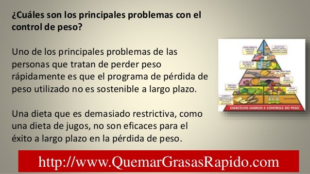 Metodos eficaces para bajar de peso rapidamente