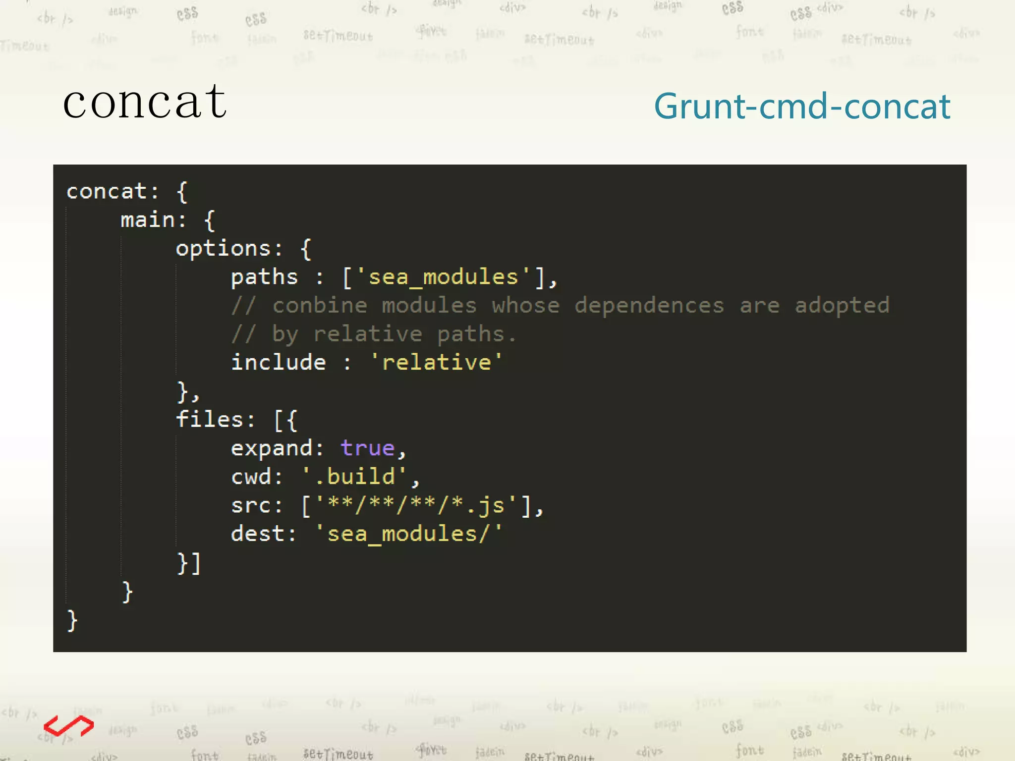 concat Grunt-cmd-concat 
 