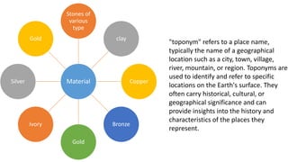 Specific Toponym SEAL-SEALN_Historical_M.A. Sem. II_Material Remains.ppt