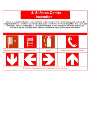 Senales Incendios Señalamientos | DOCX