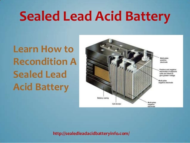 Sealed lead acid battery