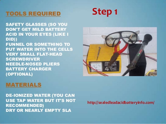 Sealed lead acid battery