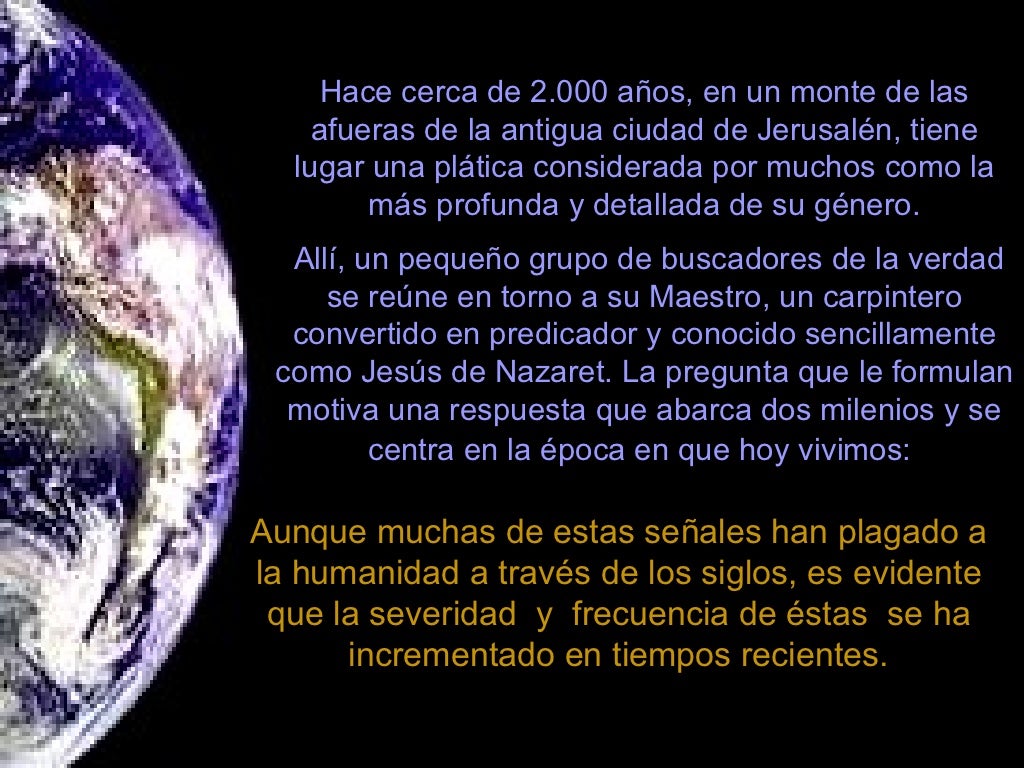 Señales del fin del mundo
