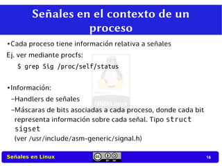 Señales en Linux | PDF