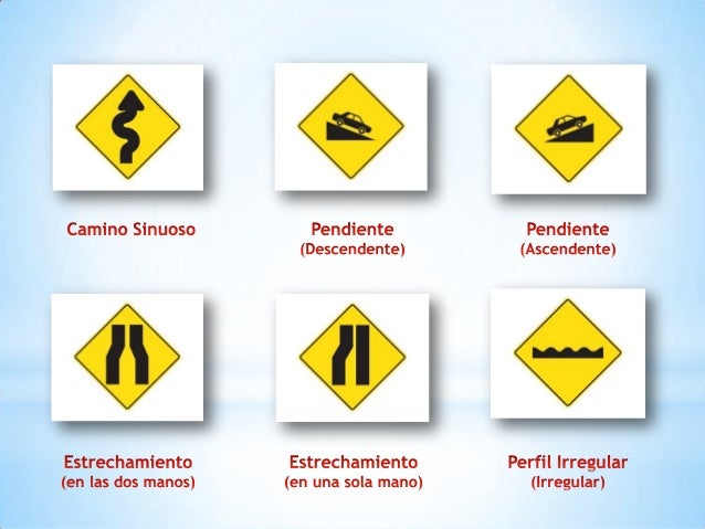 Ley De Transito 24 449 Senales Preventivas