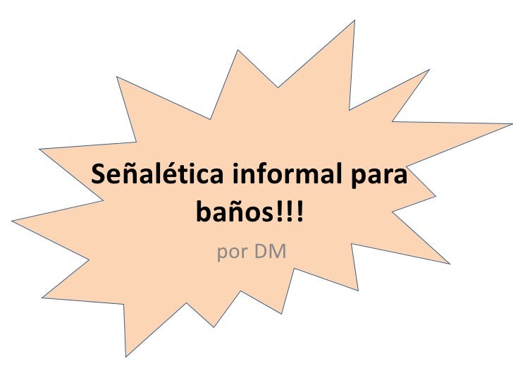 Señaletica divertida baños