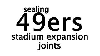 sealing
stadium expansion
joints
 