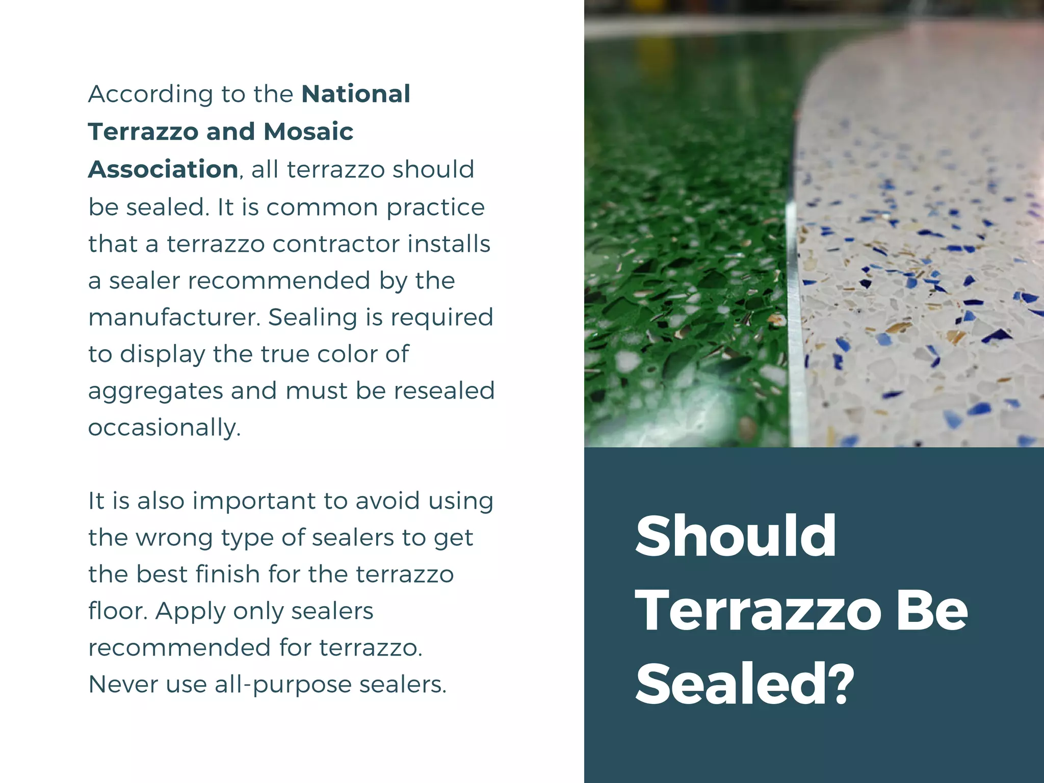 Sealing a Terrazzo Floor | PDF