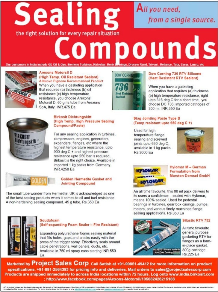 Sealing compounds