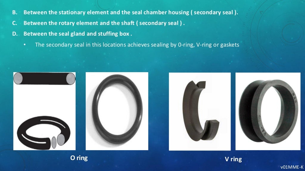 sealing system for rotating shafts ( mechanical seals and packing )