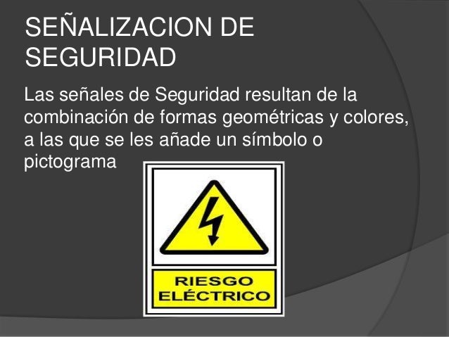 SEÑALES DE SEGURIDAD Y SALUD