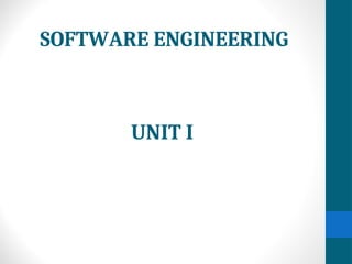 20IT402 - SOFTWARE ENGINEERING ALL UNITS PPT | PPT