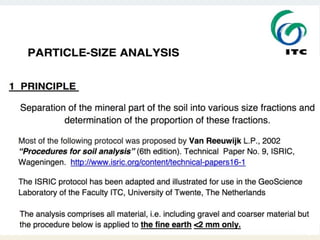 Soil texture or particle size distribution | PPT