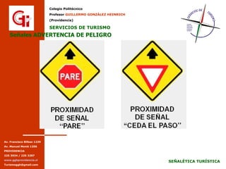 Señales ADVERTENCIA DE PELIGRO 