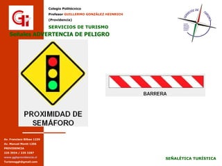 Señales ADVERTENCIA DE PELIGRO 