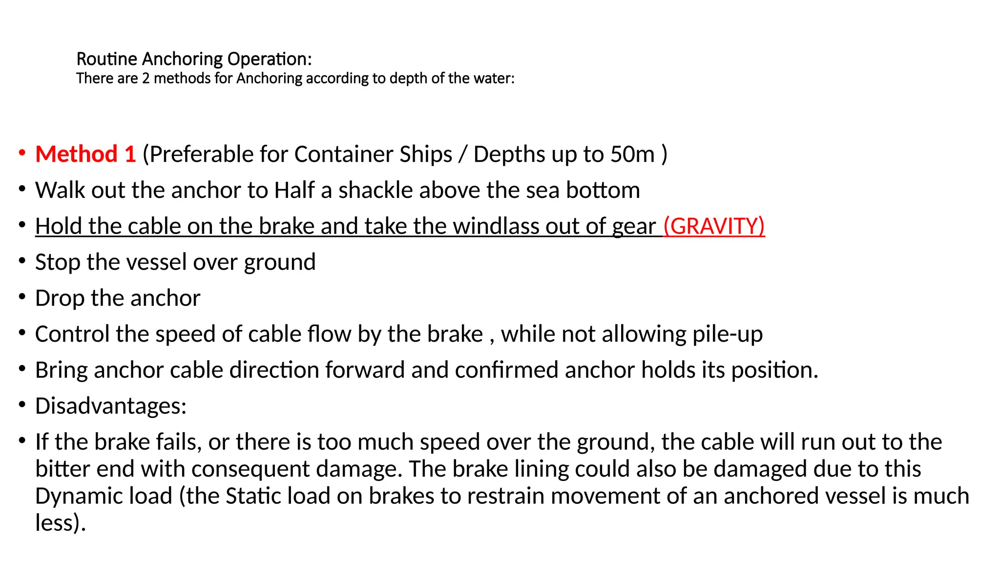Seamanship 1: Anchoring Proceedures.pptx
