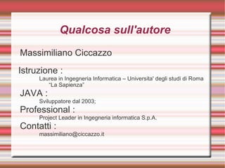 Gestione del flusso di navigazione; 