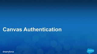 Canvas Authentication 
 