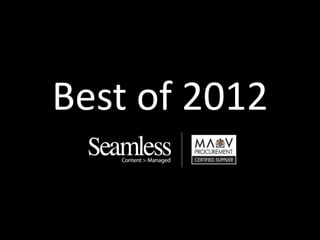 Best of 2012
 