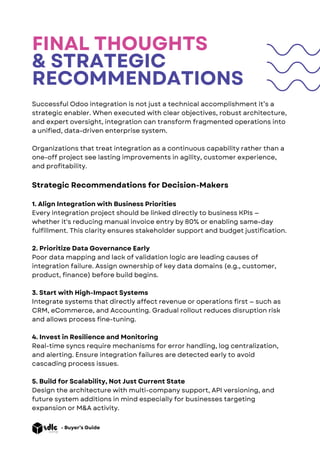 Seamless Odoo Integration service: Connecting your entire Ecosystem. | PDF